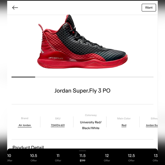 Jordan Super.Fly 3.0 Blake Griffin 2015 NBA Playoff version - Picture 5 of 6